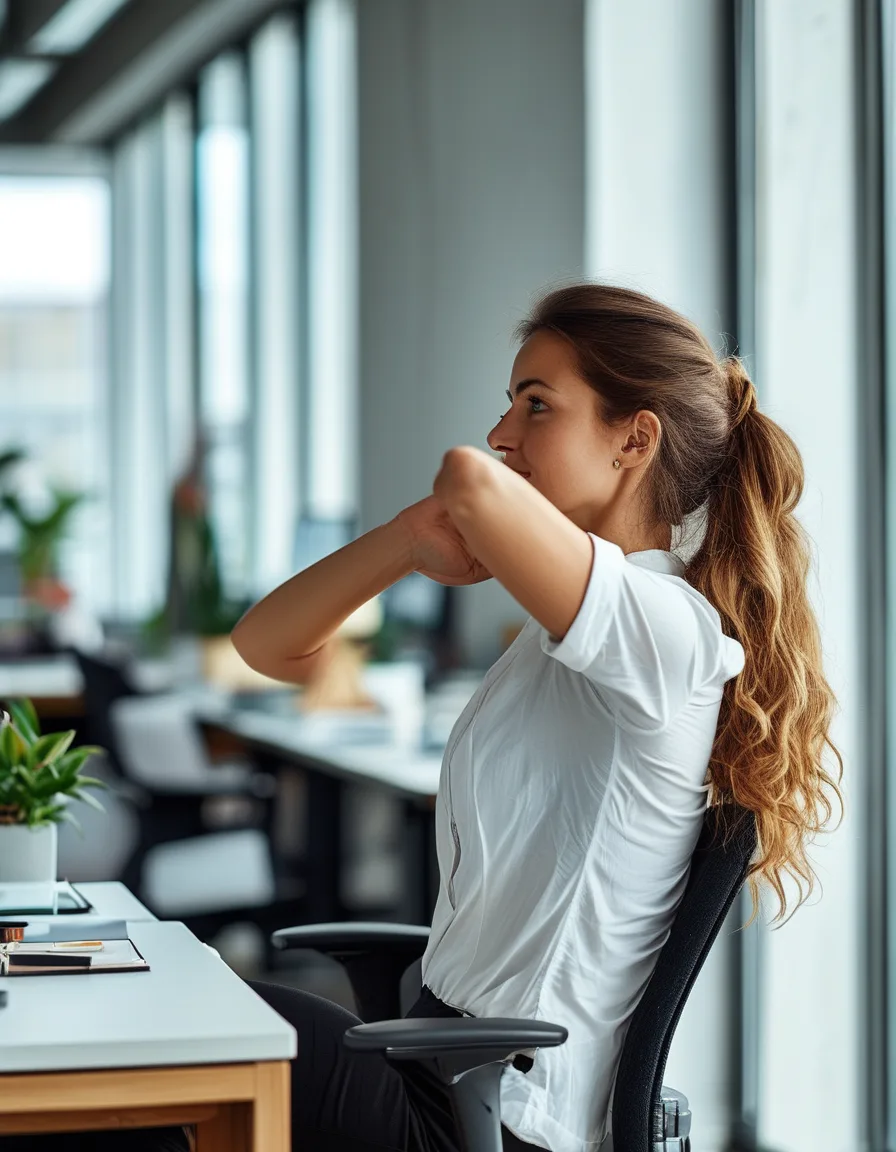 Desk Exercises You Can Do at Your Chair (No One Will Notice)