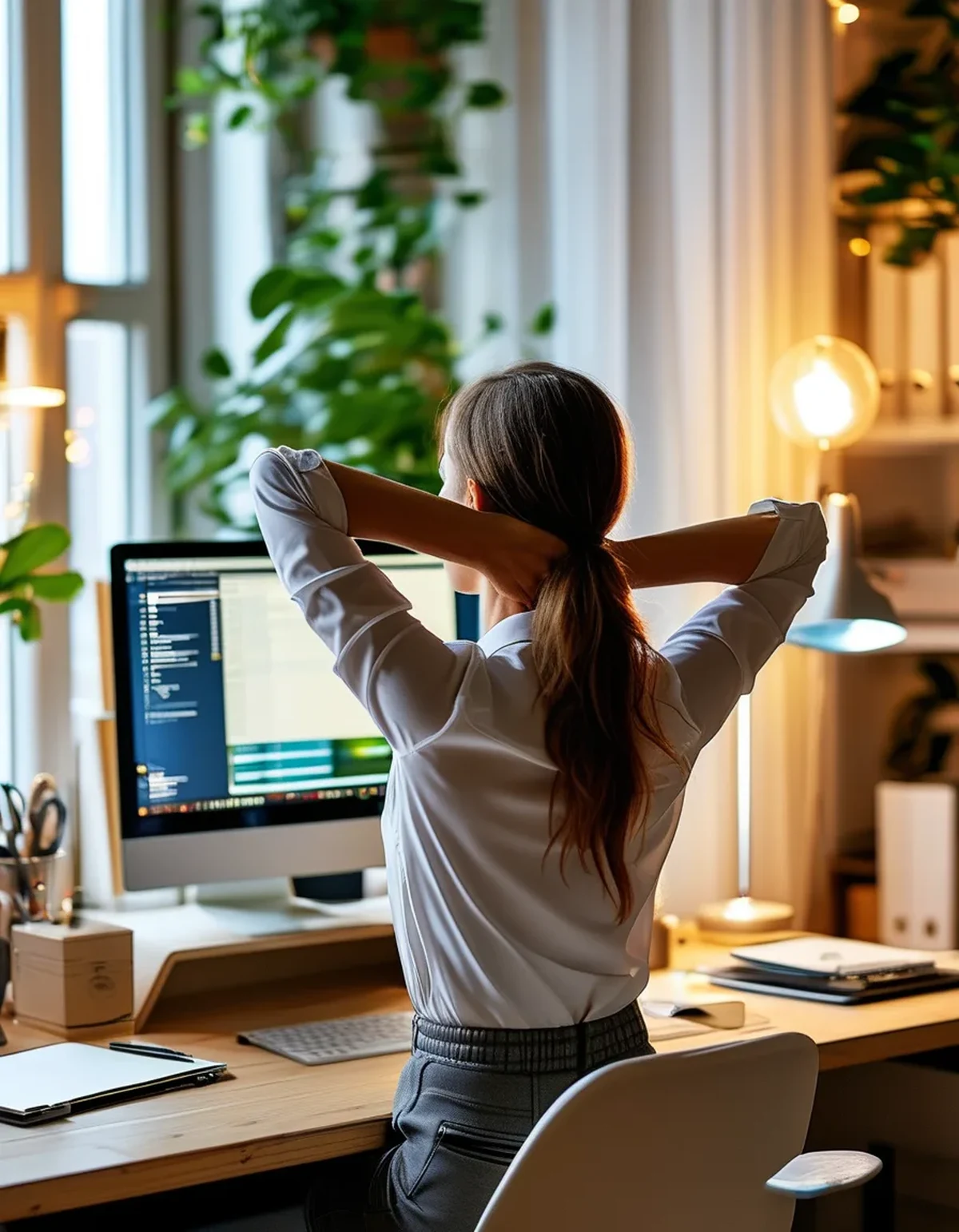 Why Your Neck Hurts More on Video Call Days